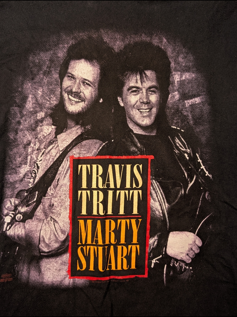 Vintage Travis Tritt And Marty Stewart Concert Tour Tee